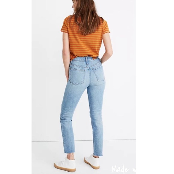 Madewell The vintage crop high waist jeans NWT - Picture 4 of 14